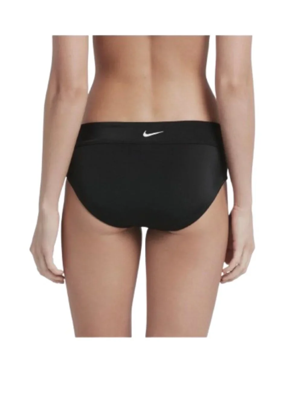 Women's L NWT Nike Essential Bikinki Swim Bottoms in black